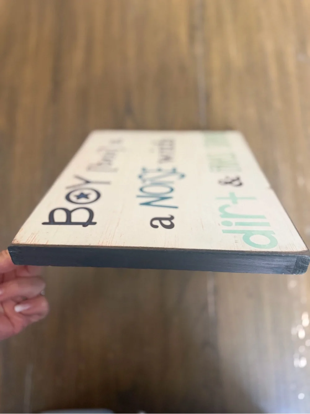 Boy definition sign decor